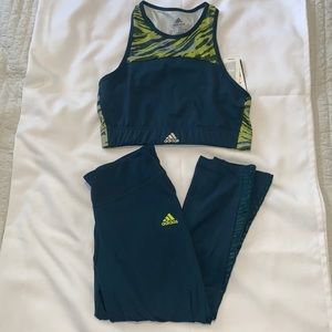 Adidas Zoe Saldaña legging and top set - NWT top